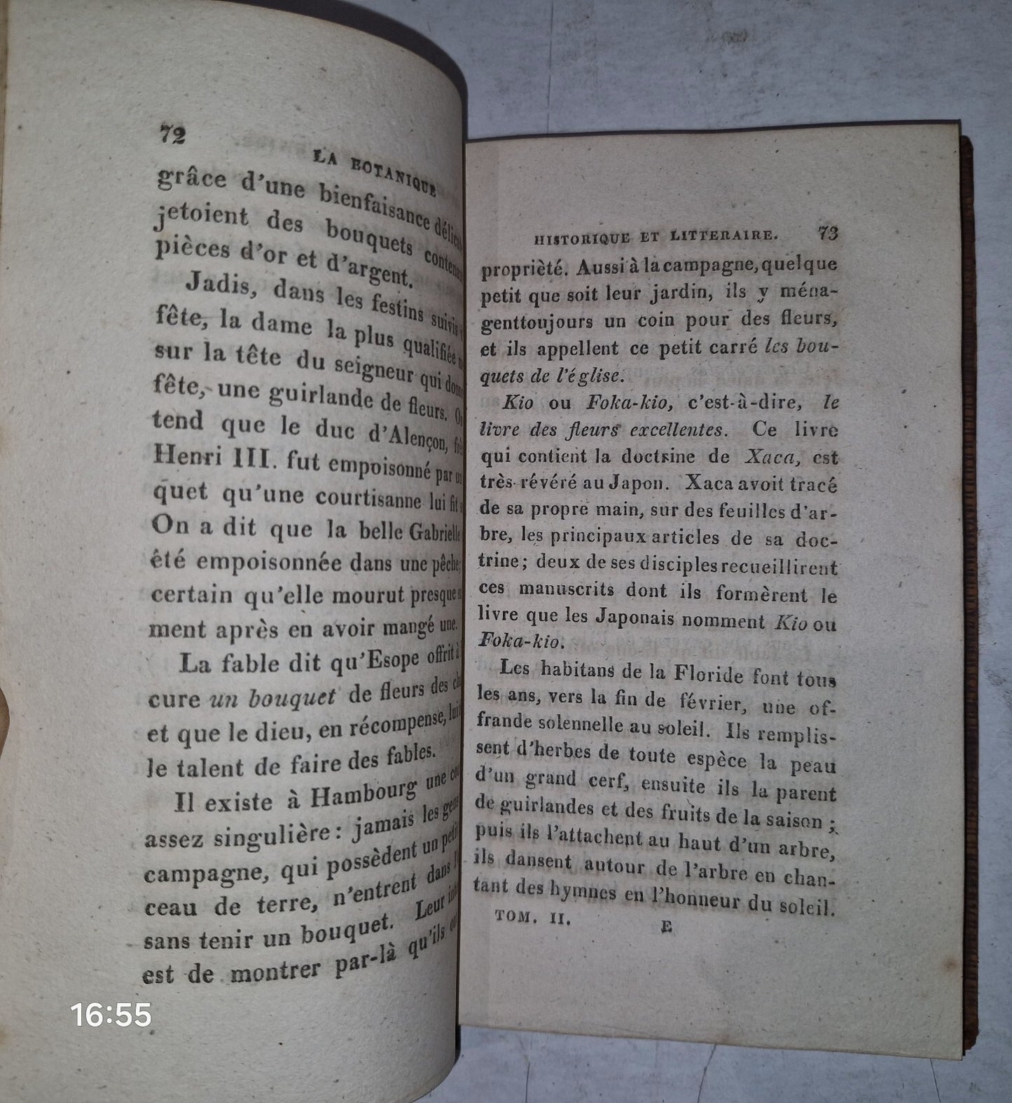 La Botanique Historique et Litteraire MADAME DE GENLIS. 1811 Tome II (Vol 2)8