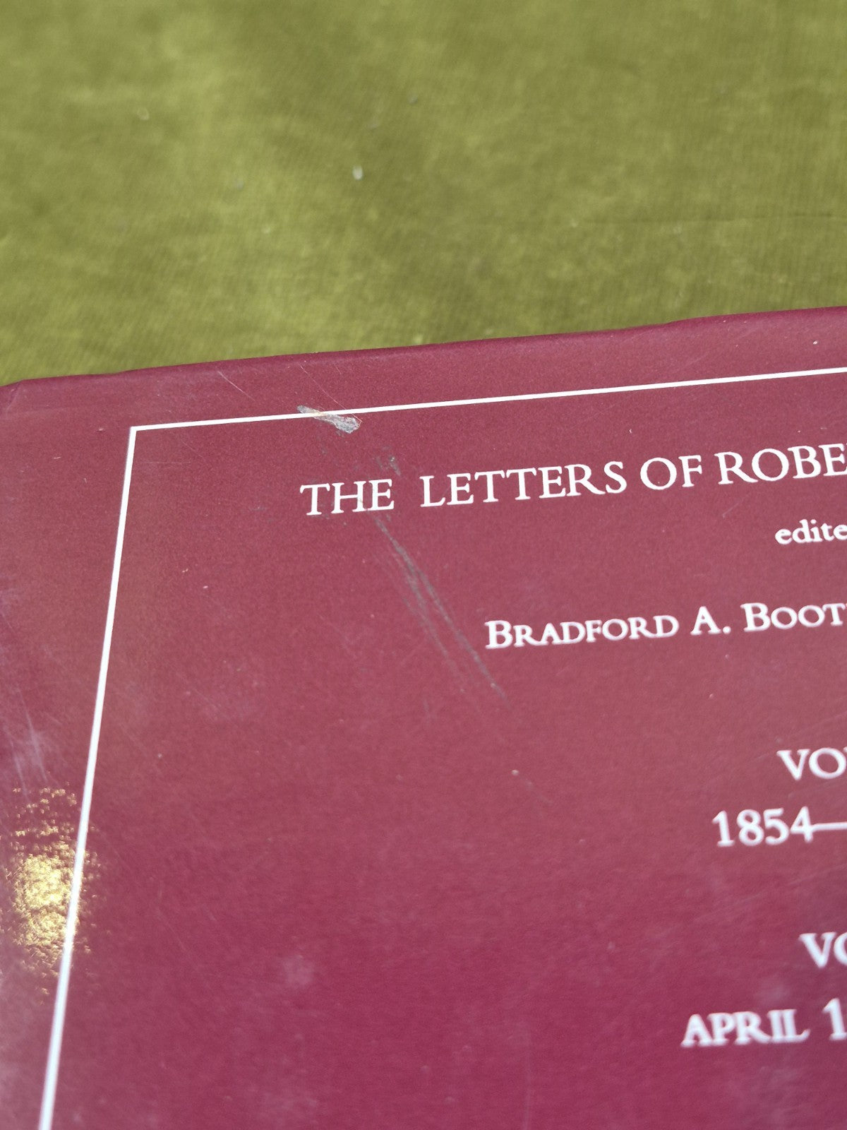 Letters of Robert Louis Stevenson Bradford A Booth Volumes 1 - 5 Incomplete Set13