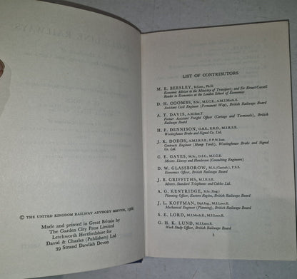 Single Line Railways, Edited By O S Nock  1966 Hardback With Dustjacket3