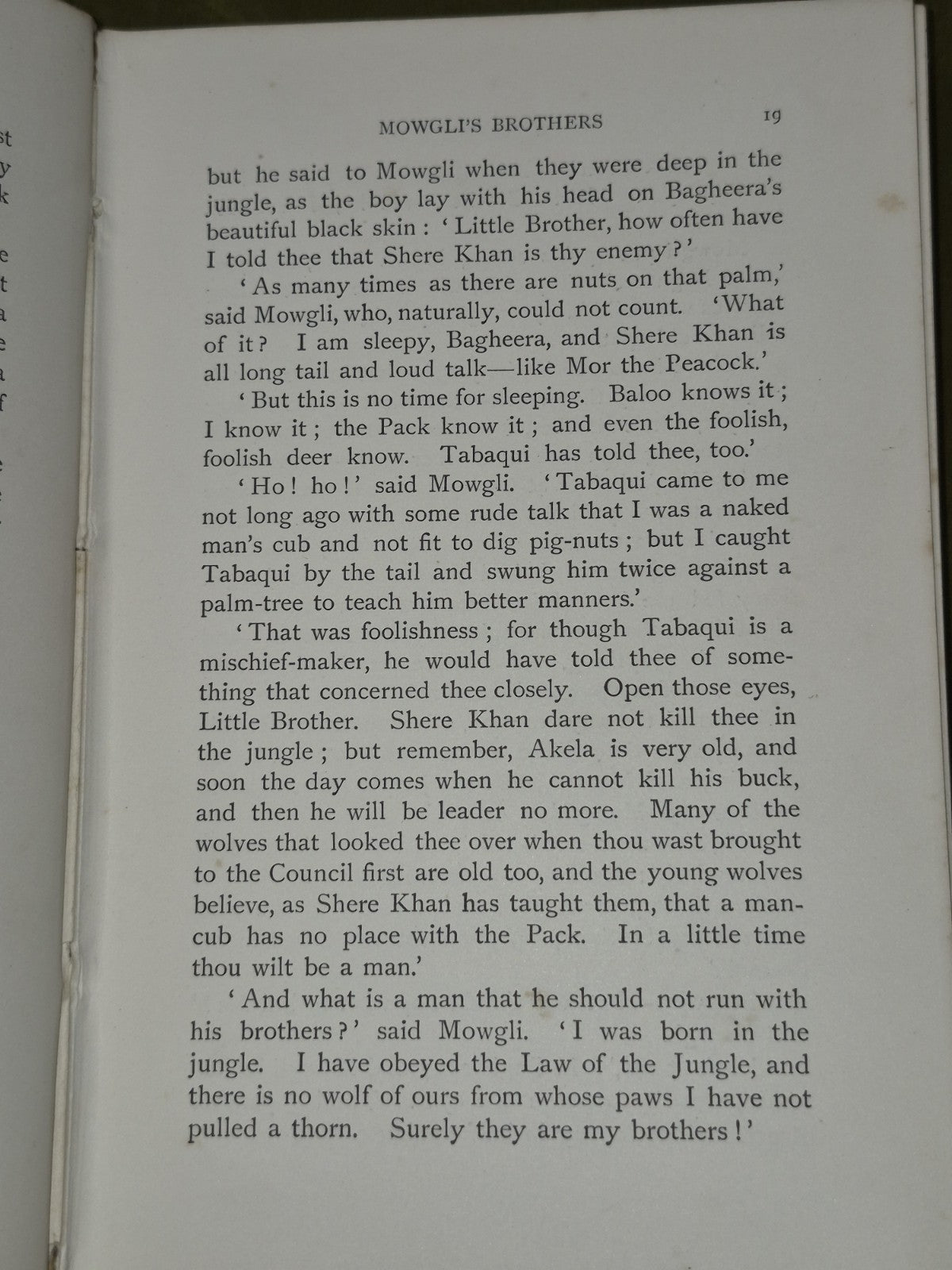 Jungle Book First Edition Kipling 1989 Seventh Impression 9