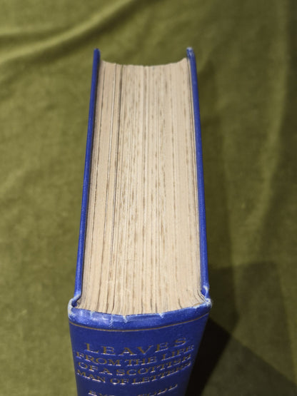 Leaves From the Life of a Scottish Man of Letters Eyre Todd 1934 First Ed.2