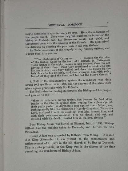 Old Dornoch its Traditions and Legends Lady Millicent Hawes 1920 Dingwall8