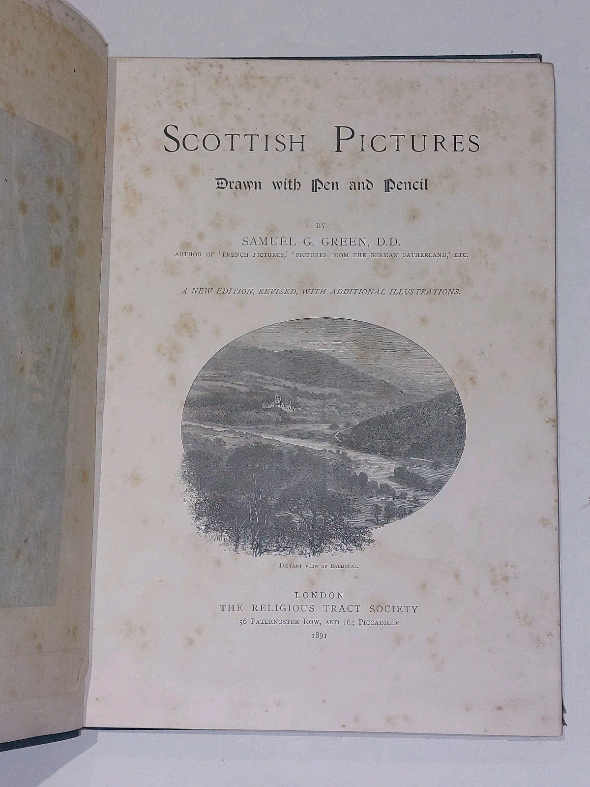 Scottish Pictures Drawn from Pen and Pencil (Samuel G. Green  1891 Revised Ed) 4