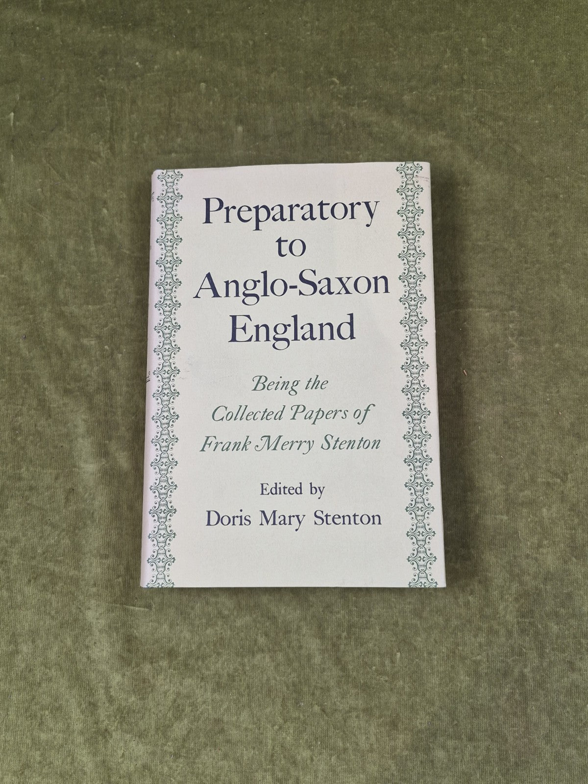 Preparatory to Anglo-Saxon England - Frank & Doris Stenton 1970 1st HB DJ5