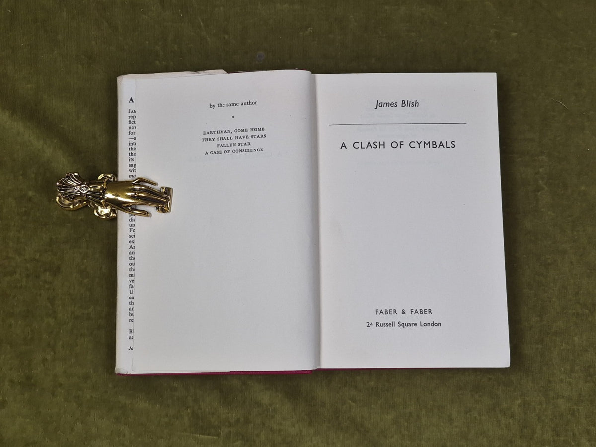 A Clash of Cymbals - James Blish scarce 1959 1st ed with dust jacket3