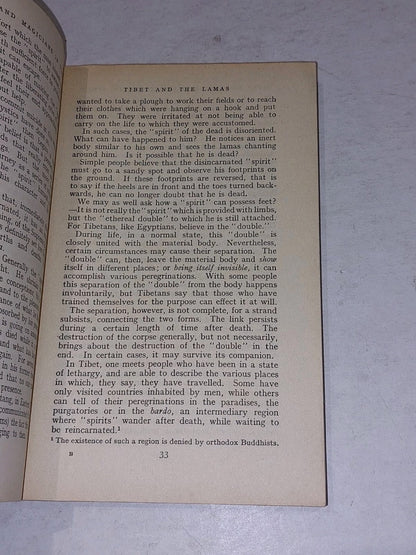 With Mystics and Magicians in Tibet, Alexandra David-Neel (1937) Pb Book2