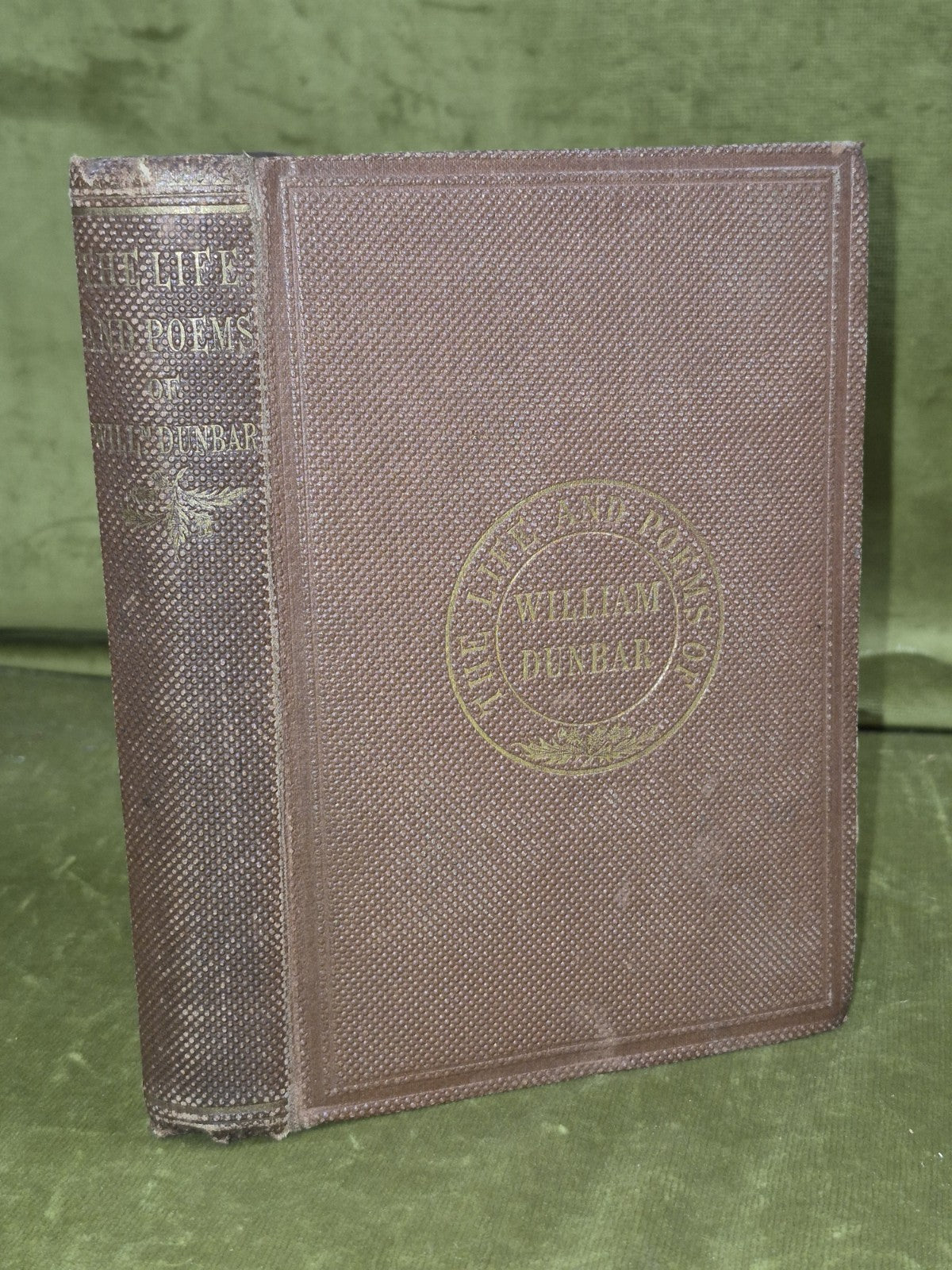 The Life and Poems of William Dunbar James Paterson 1860 William P Nimmo0