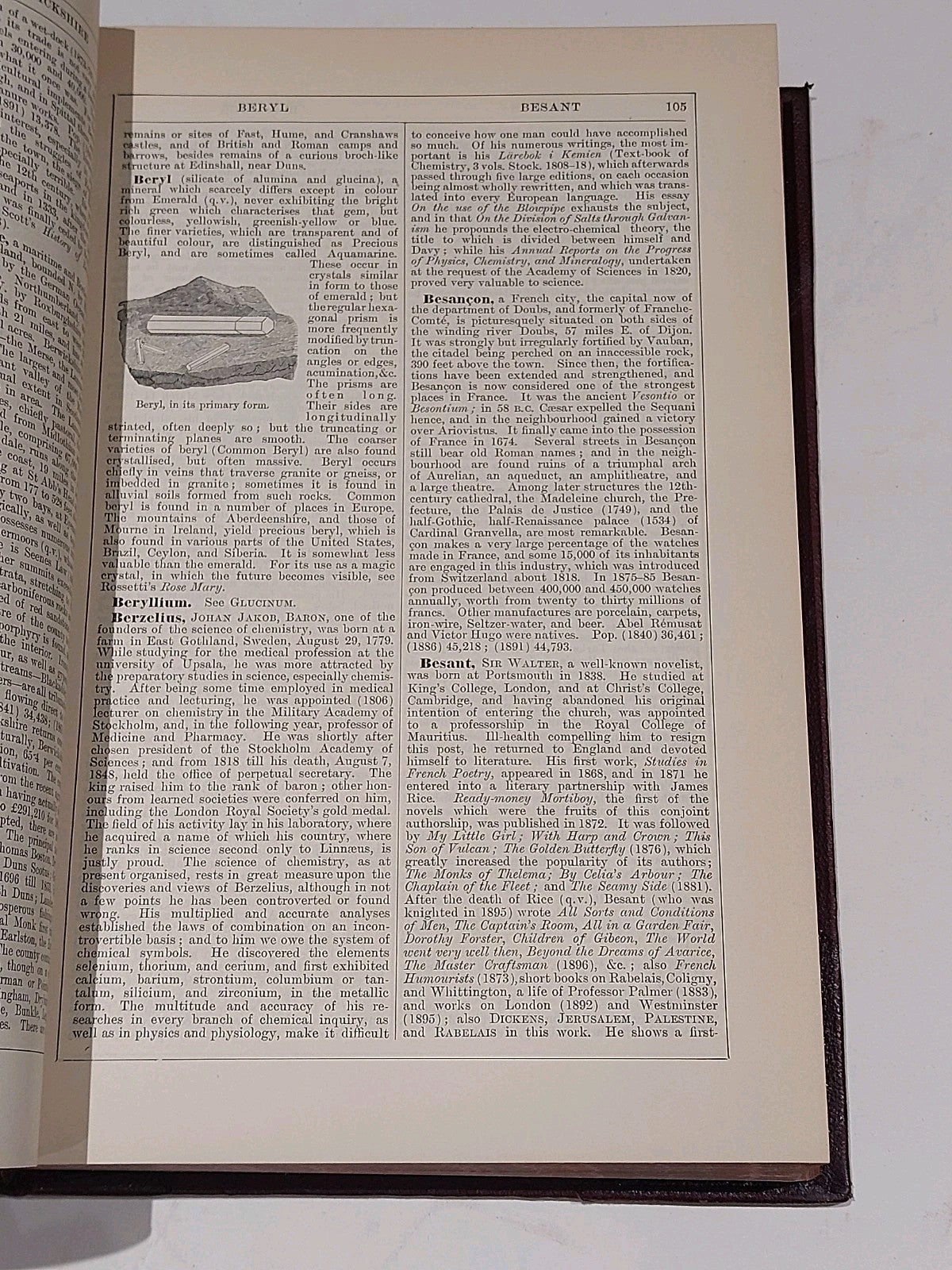 Chamber's Encyclopaedia 10 Vol Set (1901) Heavy Quarter Leather Bound Books12