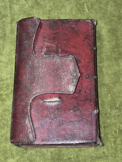 King James Bible Hunter Blair Bruce Edinburgh Lot of 3 Family Set Leather Wrap2
