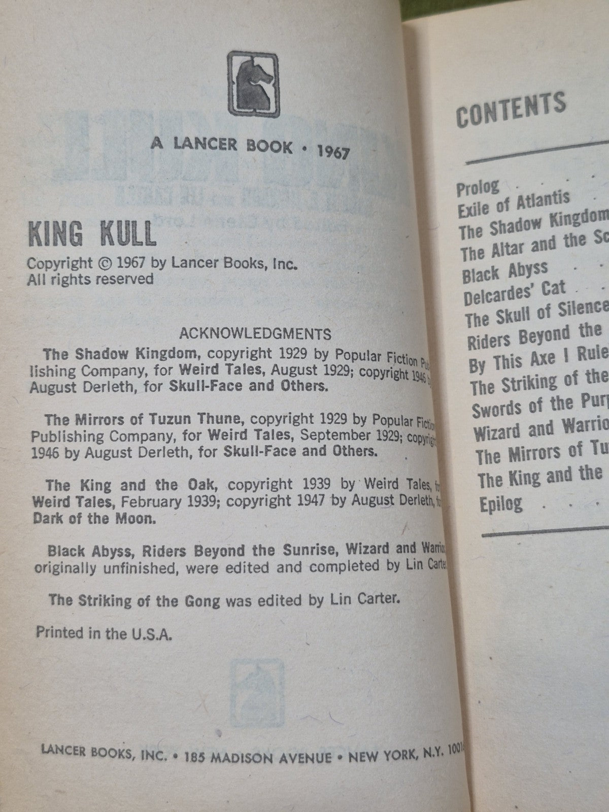 Robert E Howard Job Lot First Editions Bran Mak Morn Wolfshead Almuric King Kull7