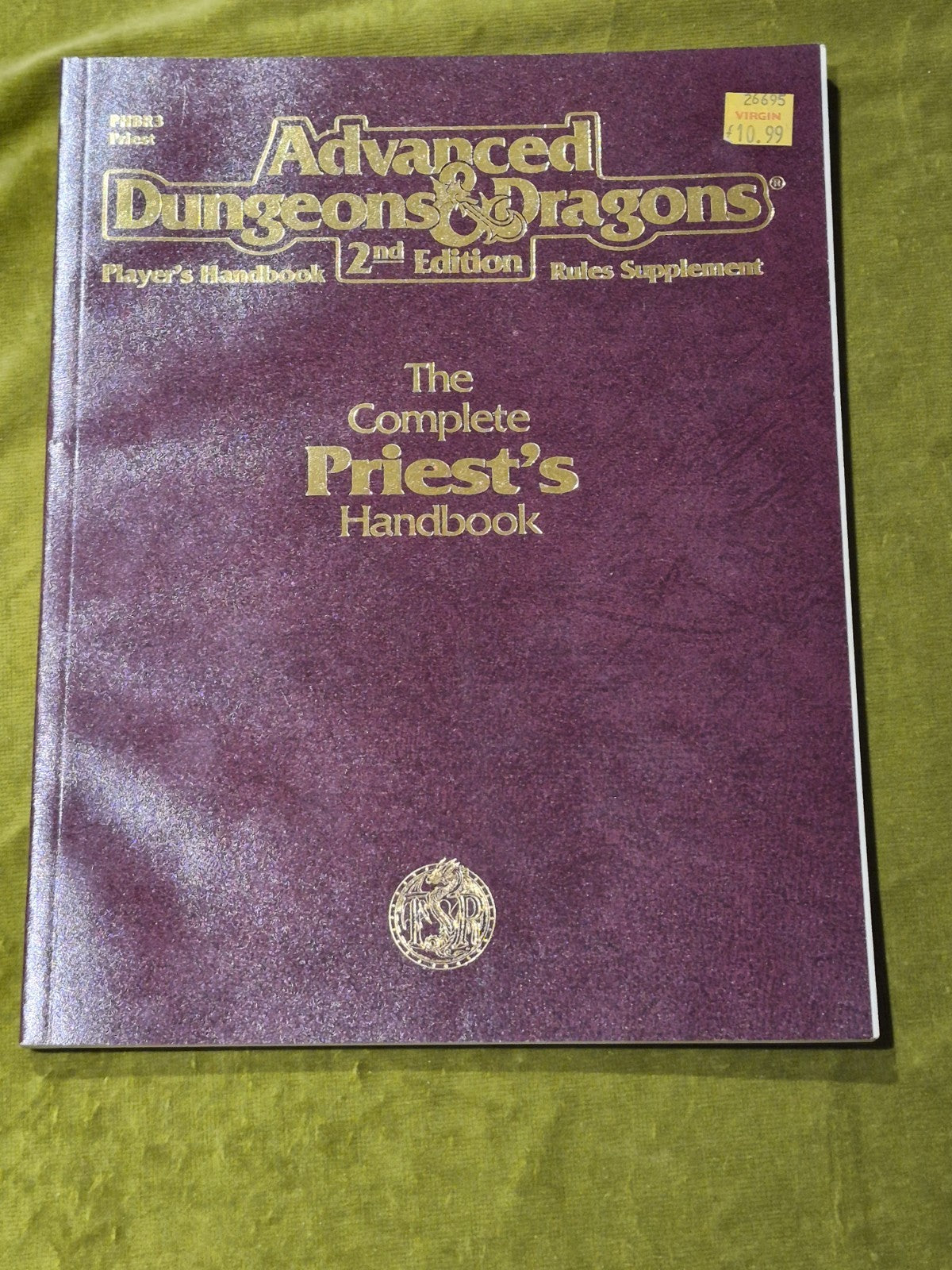Advanced Dungeons & Dragons Complete Priest's Handbook TSR 21130
