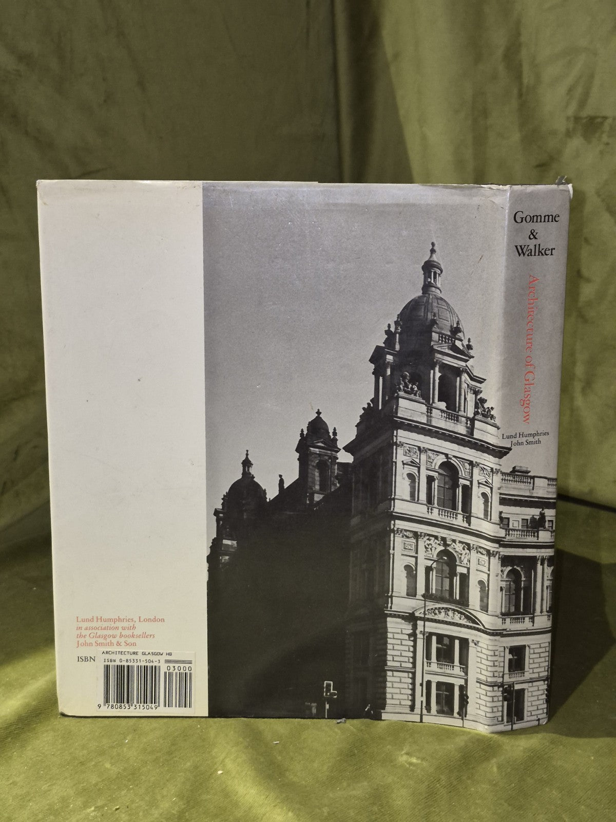 Architecture of Glasgow (1987) Andor, Walker, David Gomme Hardback1