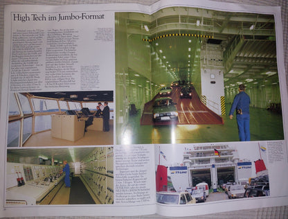 TT-Line Logbuch Sales Brochure 1980s Including Fleet Diagrams11