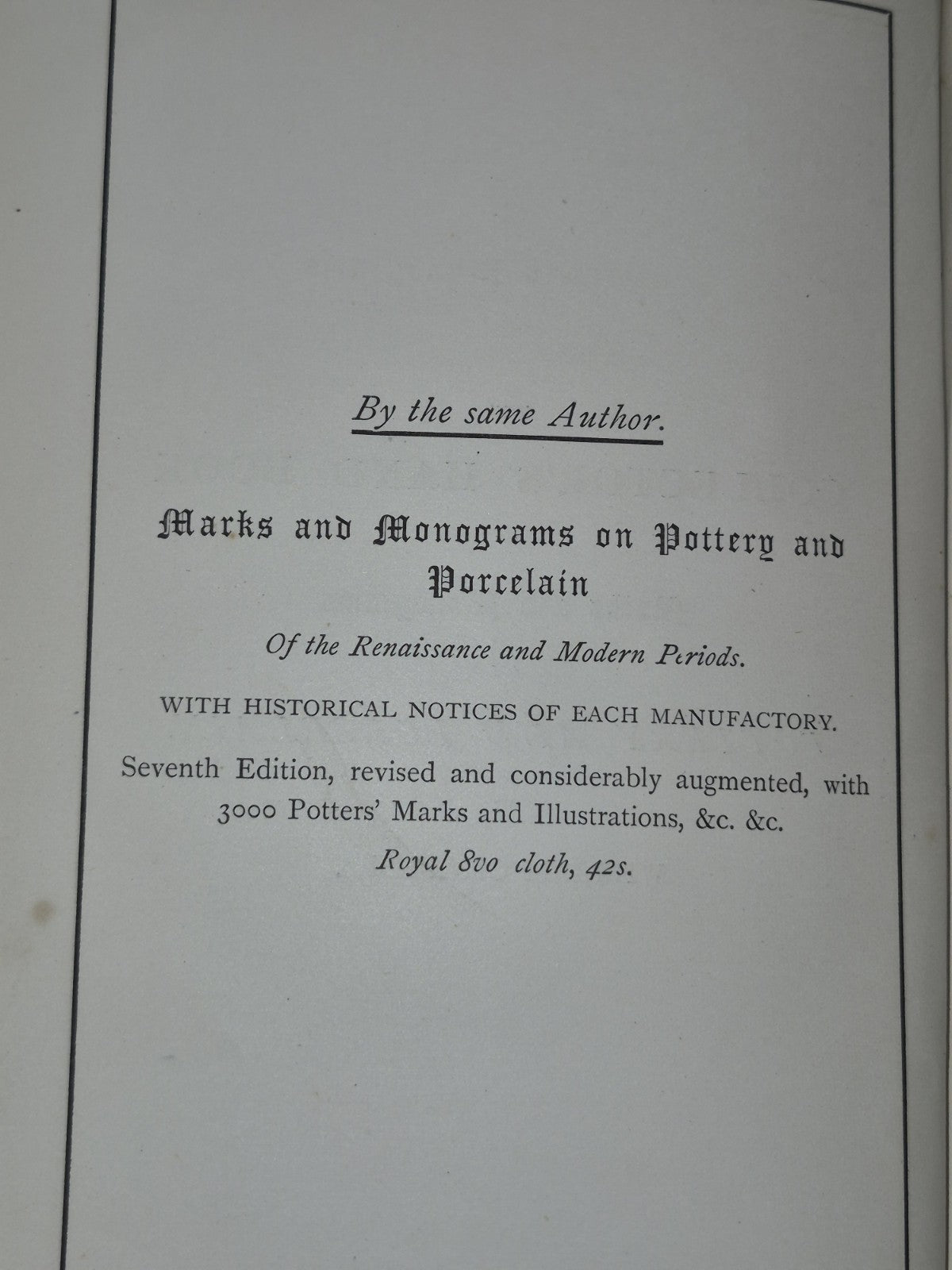 The Collector's Hand Book of Marks and Monograms 1889 William Chaffers7