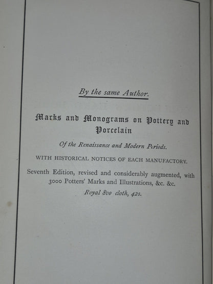 The Collector's Hand Book of Marks and Monograms 1889 William Chaffers7