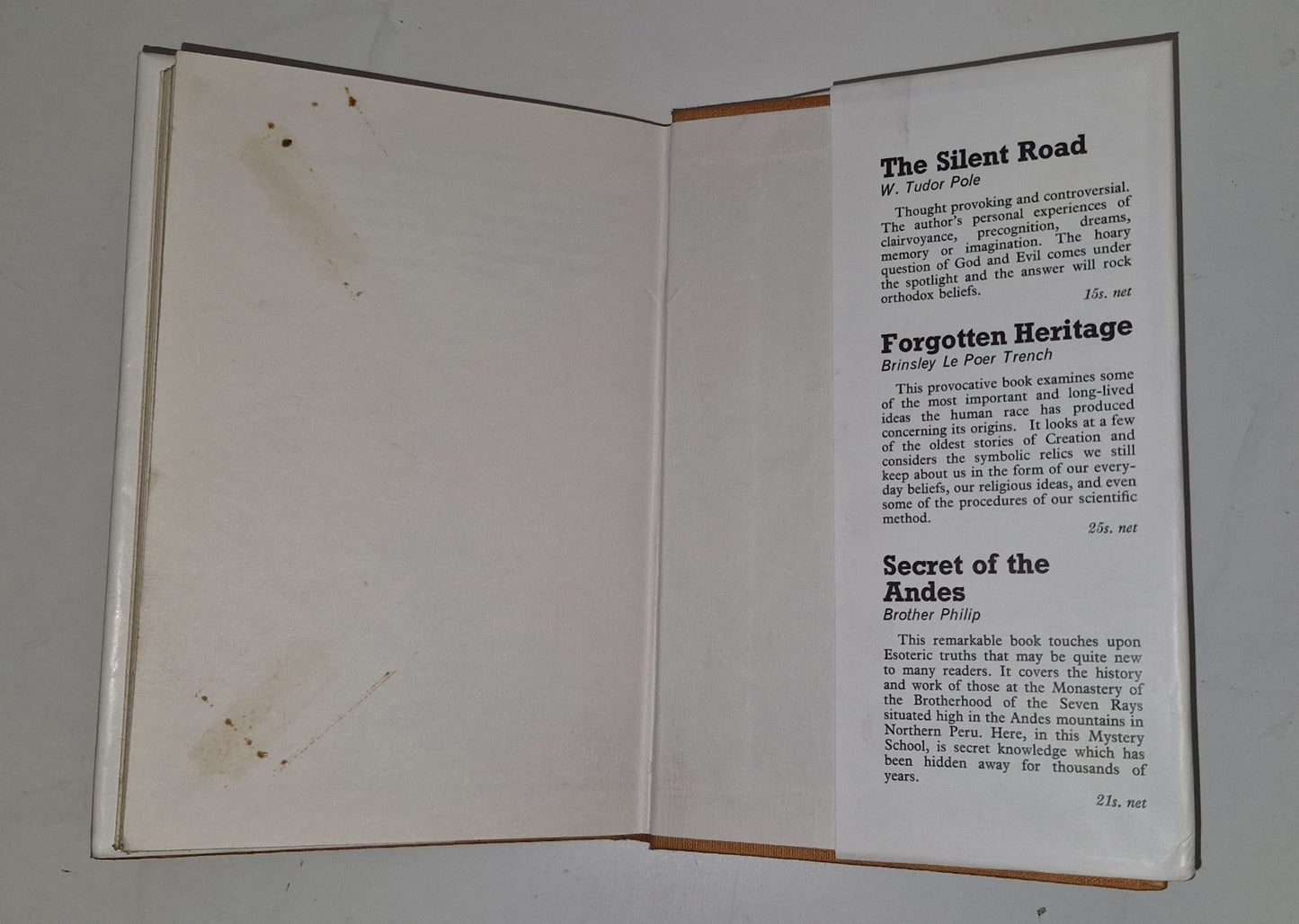 1964 T. E. LAWRENCE Arabia POST-MORTEM JOURNAL Jane Sherwood SUPERNATURAL 1st Ed3