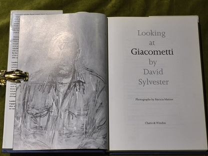 Looking at Giacometti by Sylvester, David 1st HB/DJ3