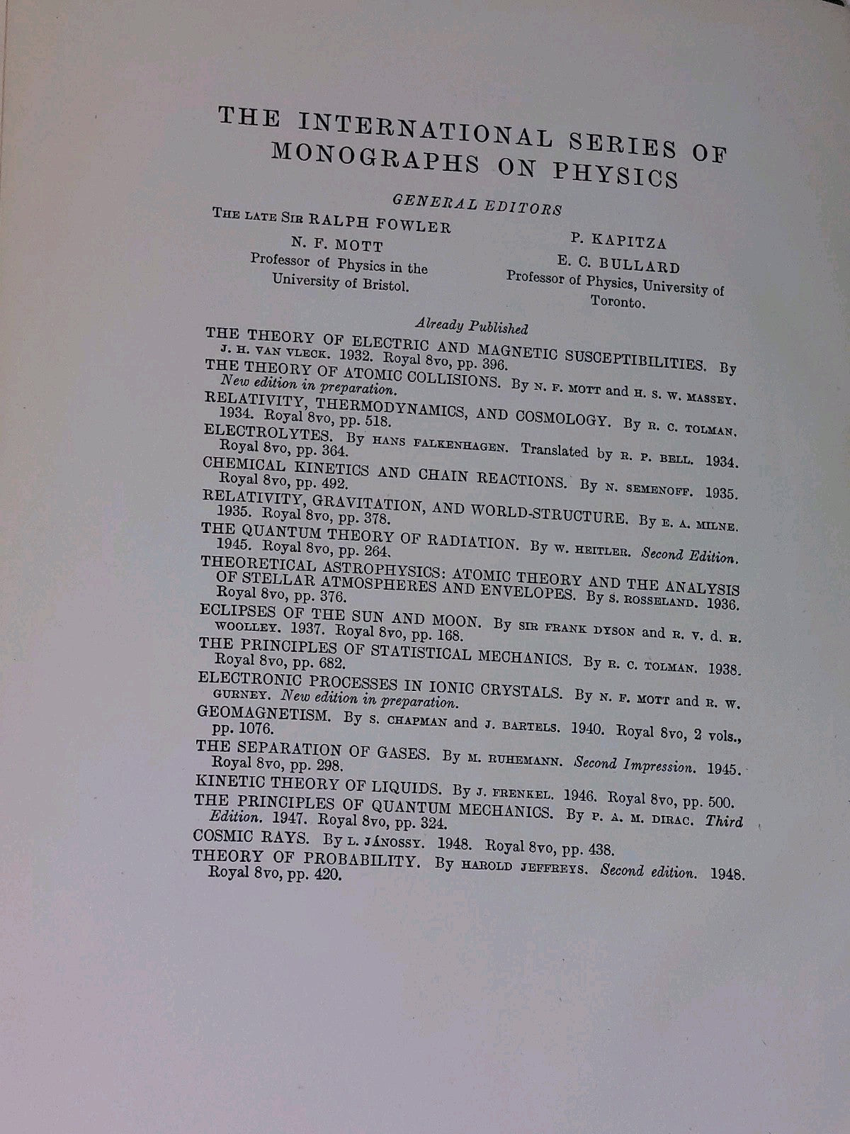The Pulsation Theory Of Variable Stars by Svein Rosseland (1949)4