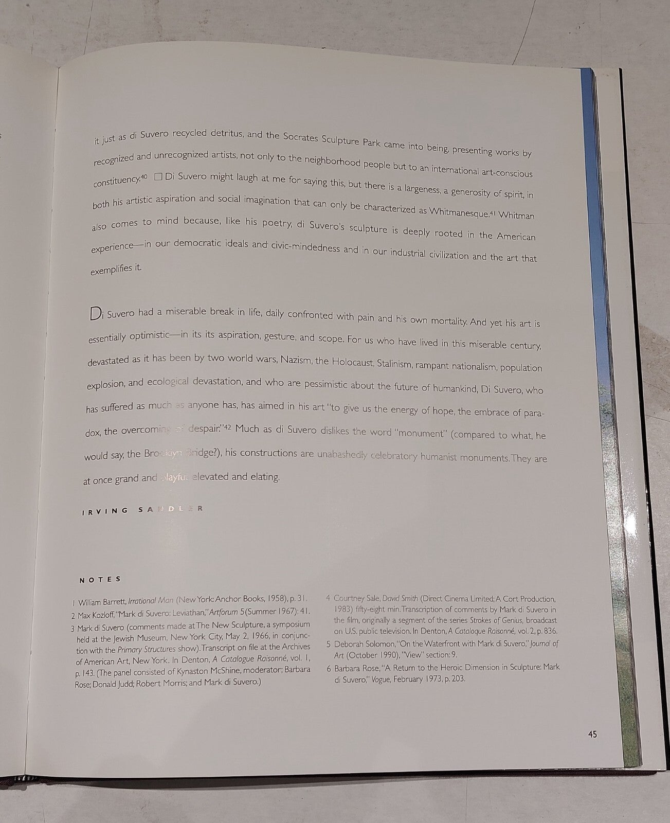 Mark Di Suvero: At Storm King Art Center, Hardcover 19962