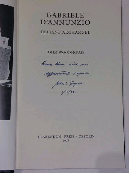 Gabriele D'Annunzio: Defiant Archangel by John Woodhouse (1998)5