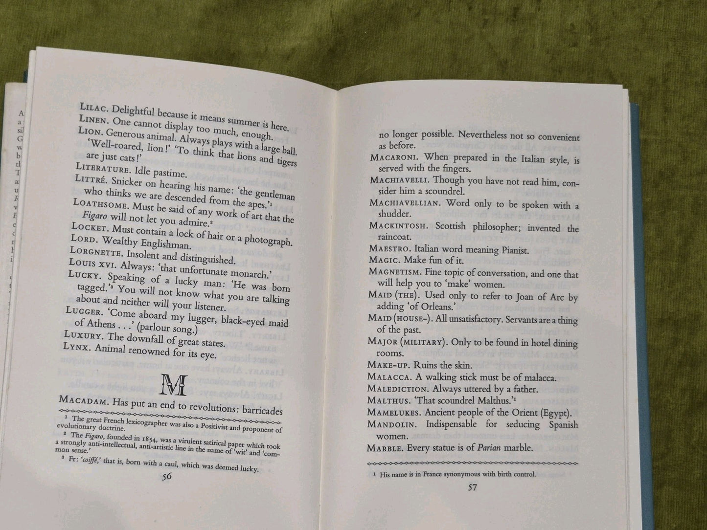 Flaubert's Dictionary Of Accepted Ideas (1954)  translated by Jacques Barzun3