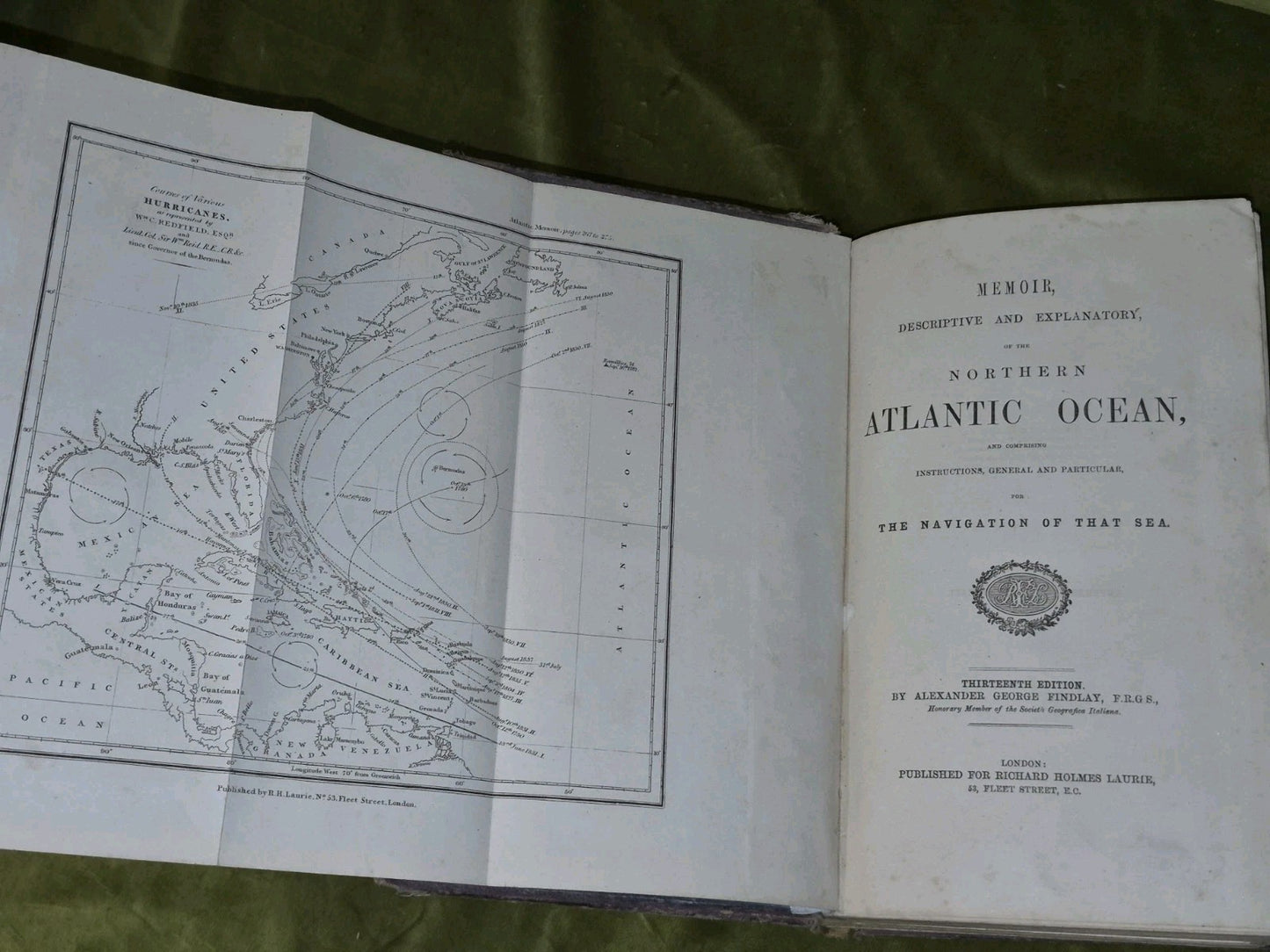Memoir Northern Atlantic Ocean (1873) George Findlay Thirteenth Edition5