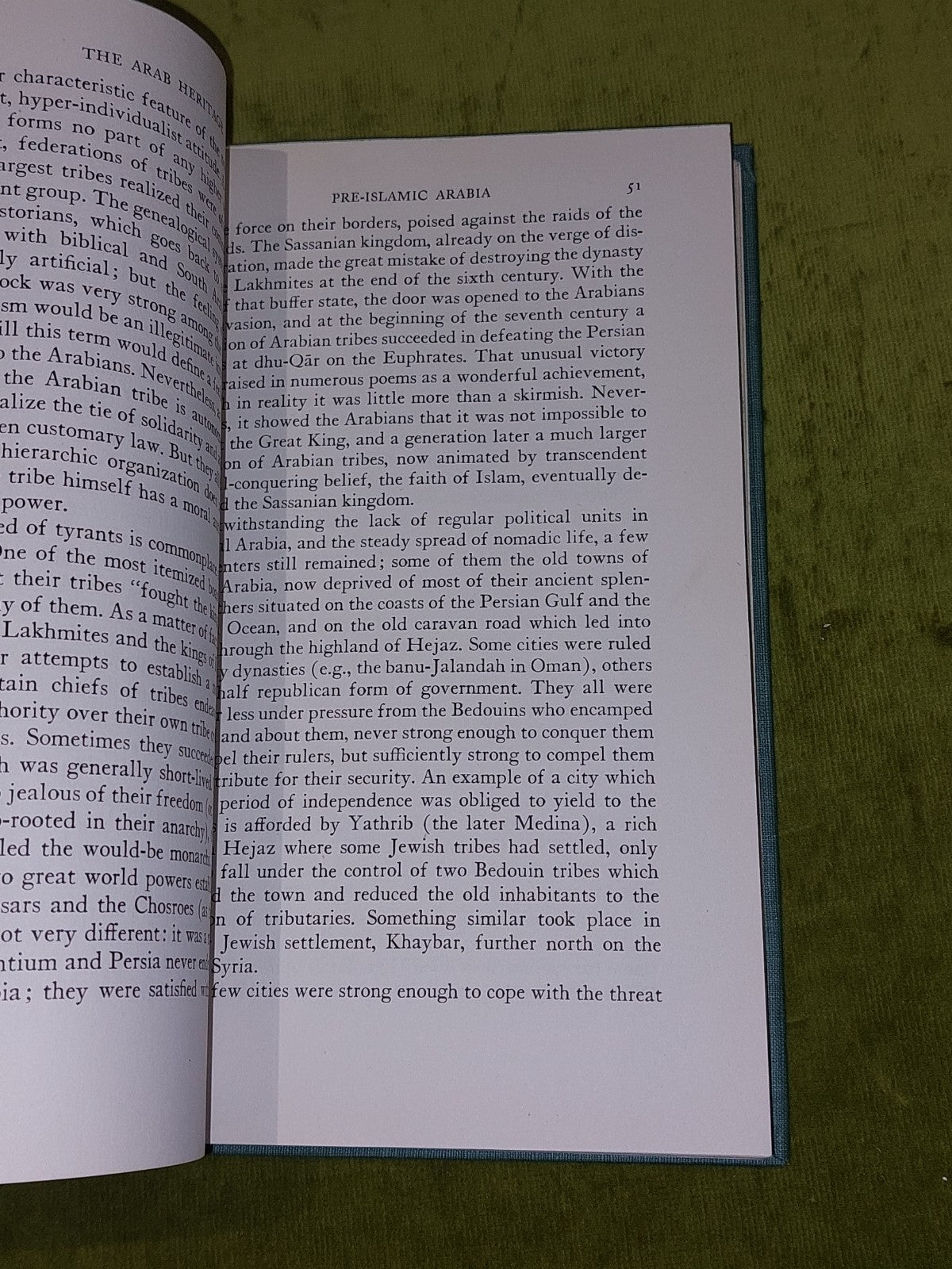 THE ARAB HERITAGE Faris, Nabih Amin (editor) ; Philip K. Hitti, [Et Al] 19464