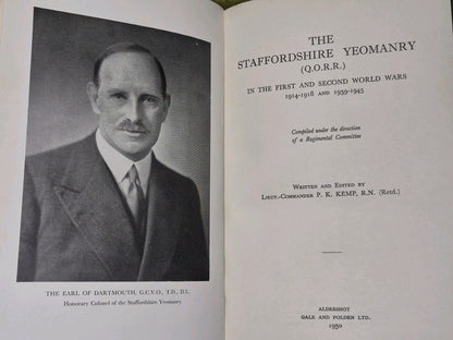 The Staffordshire Yeomanry in the First and Second World Wars 1950 Kemp5