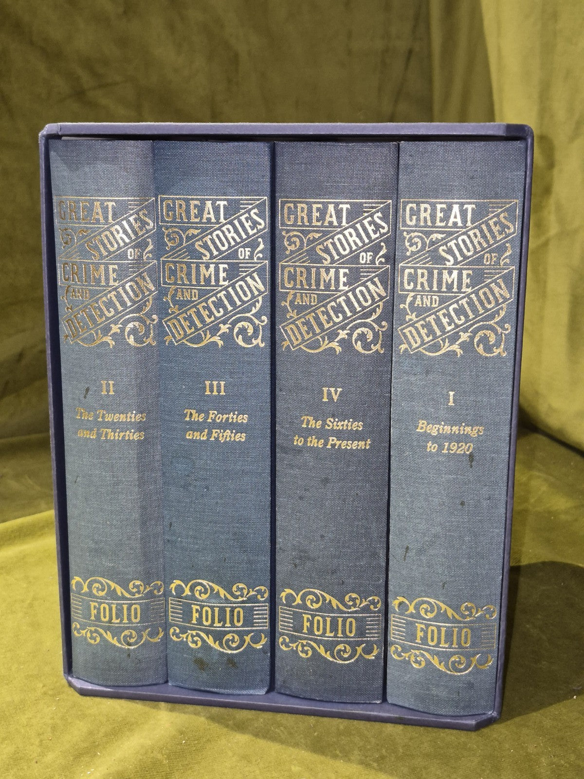 Folio Society, Great Stories Of Crime And Detective Fiction (2002 Second Print)0