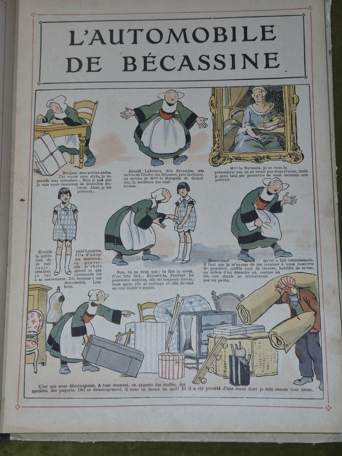 L'Automobile de Bécassine (1927) First Edition Gautier Languereau5