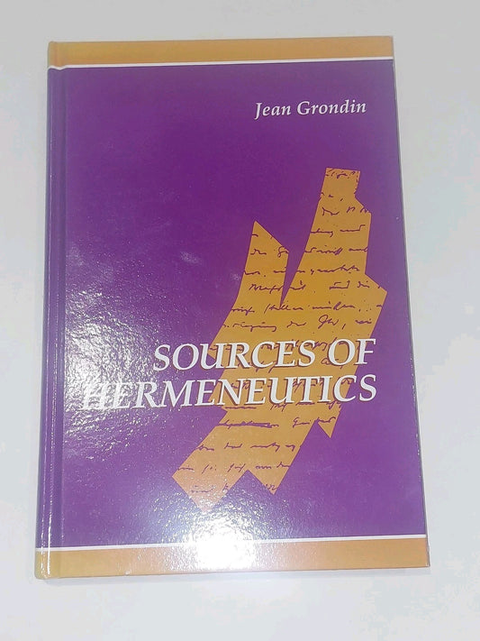 Jean Grondin Sources of Hermeneutics  Jean Grondin (1995) Hb Book0