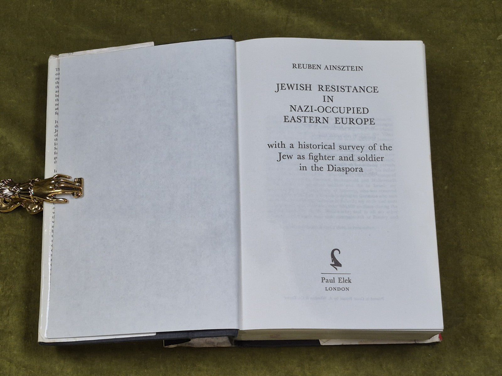 Jewish Resistance in Nazi Occupied Eastern Europe - Reuben Ainsztein , Paul Elek4