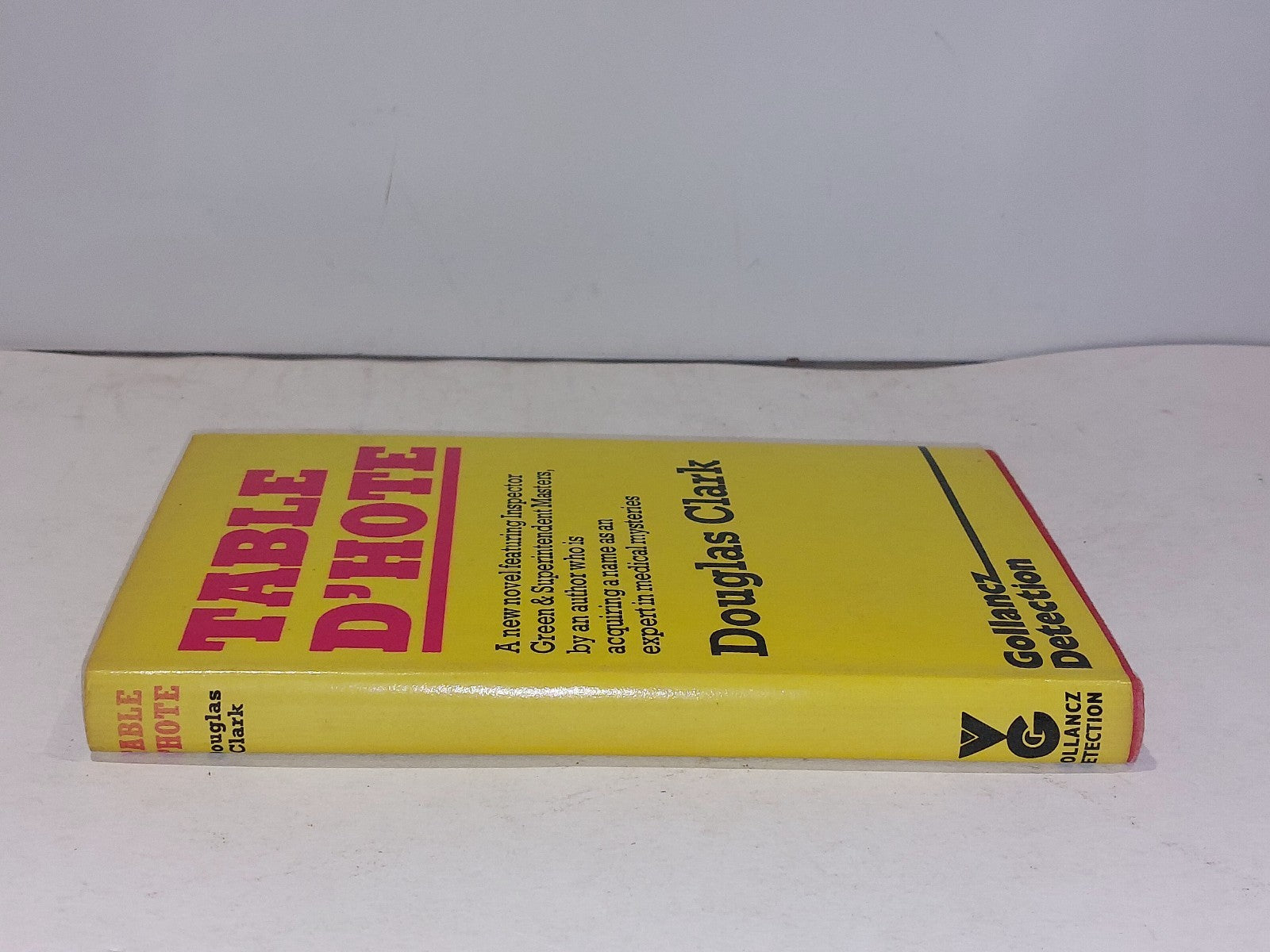 Table D'Hote by Douglas Clark [gollancz detection] (1977) 1st ed 2nd imp book1