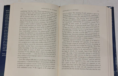 Noam CHOMSKY. Rules and Representations. Blackwell 1980. Hardback & Dustjacket.4