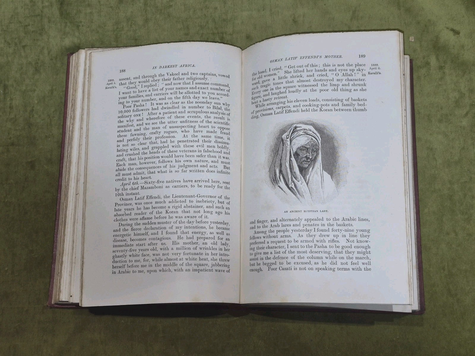 IN DARKEST AFRICA - HENRY M. STANLEY 2 Volume Edition Sampson Low Marston 1890 13