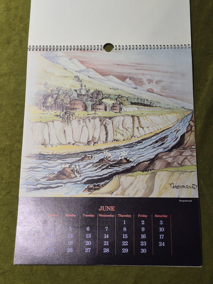 J.R.R. Tolkien The Silmarillion Calendar 19783