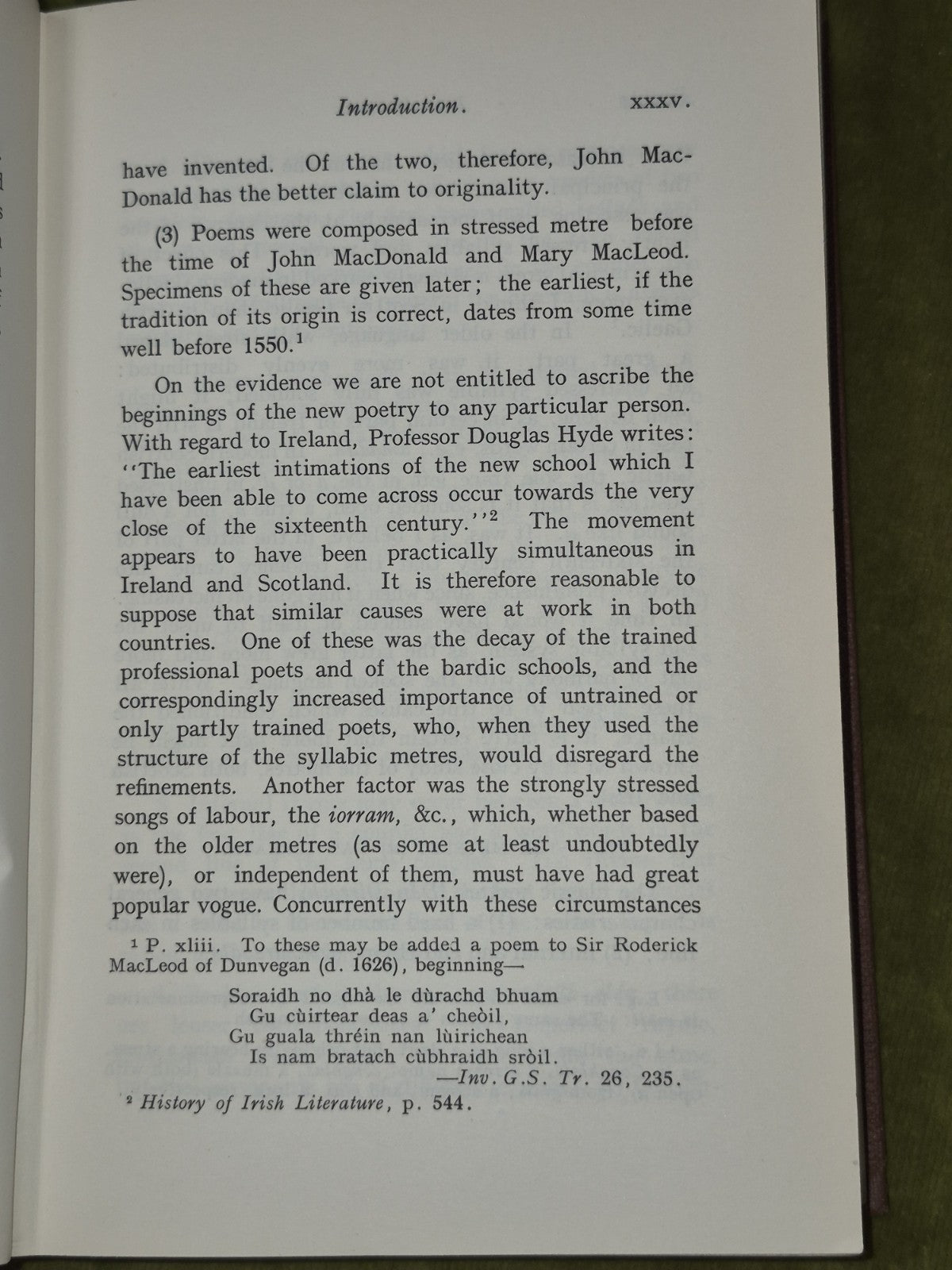 Bardachd Ghaidhlig Specimens of Gaelic Poetry William Watson 1959 Third Edition5