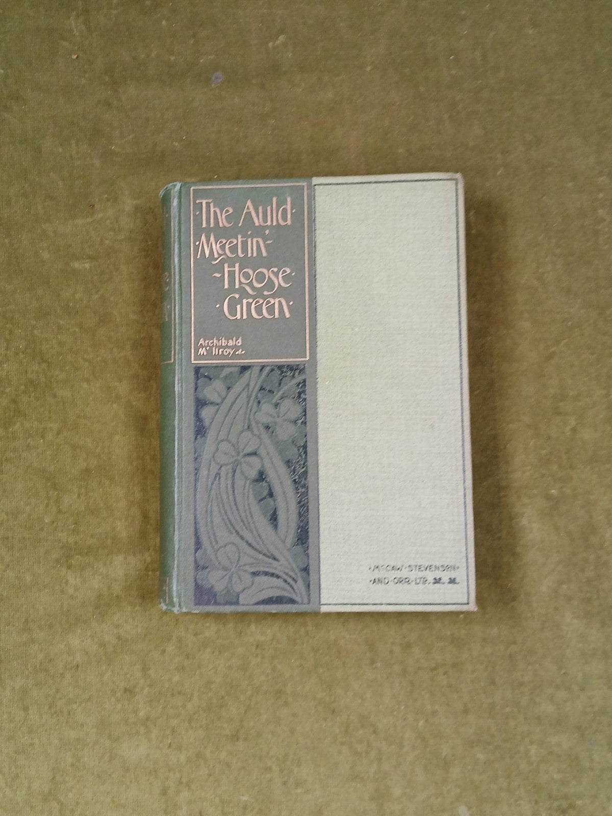 The Auld Meetin' - Hoose Green , Archibald McIlroy , Orr 1898 1st HB0