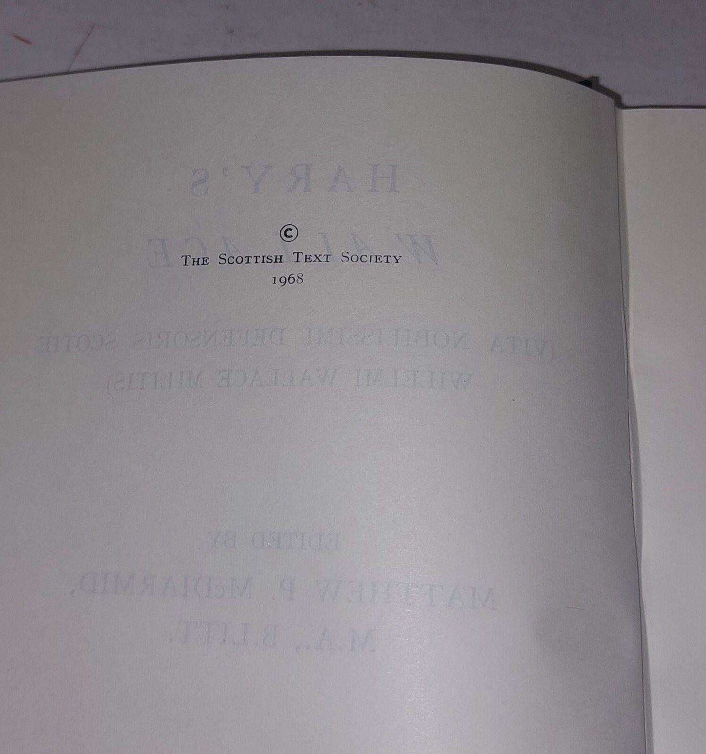 Hary's Wallace (Vita nobilissimi defensoris Scotie Wilelmi Wallace...4