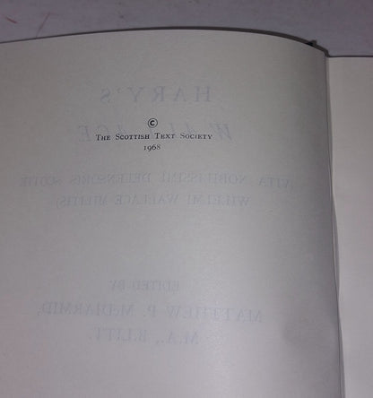 Hary's Wallace (Vita nobilissimi defensoris Scotie Wilelmi Wallace...4