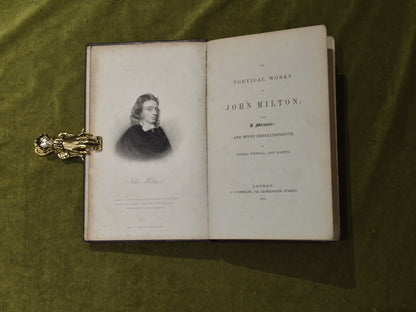 Poetical Works of John Milton , w a Memoir & 7 Embellishments - J J Chidley 18444