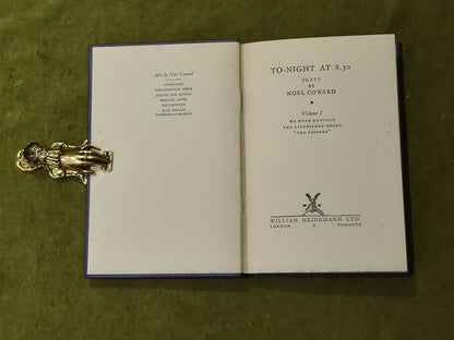 Tonight at 8:30 , The Nine Plays in 3 Volumes - Noel Coward , Heinemann 19365