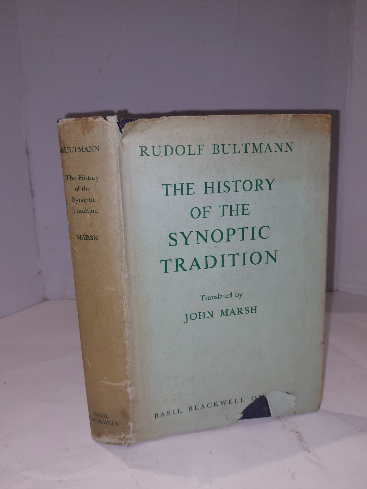 The History of the Synoptic Tradition By Rudolf Bultmann 1st Edition (1963) Book0