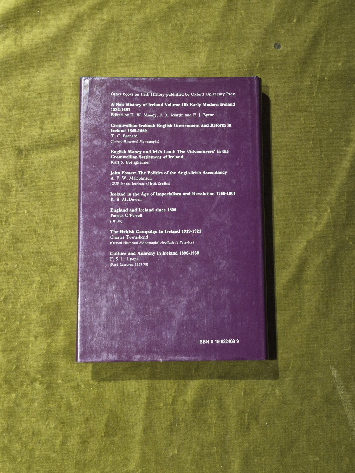 Ireland Under the Union: Varieties of Tension - Lyons, Hawkins - 1980 Clarendon1