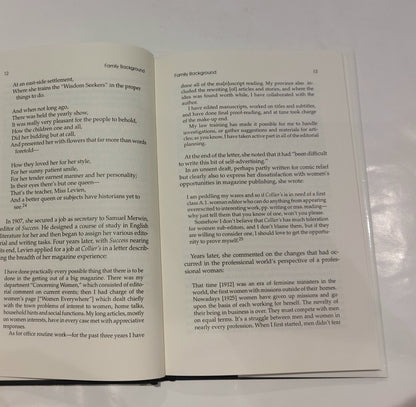 A Great Lady: Life of the Screenwriter Sonya Levien (1996) Book With Dustjacket8