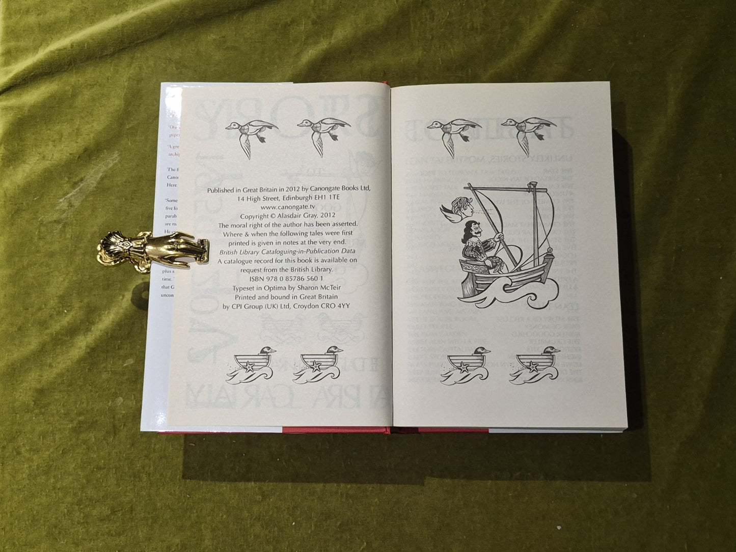 Every Short Story by Alasdair Gray 1951-2012 , Canongate 2012 1st HB DJ5
