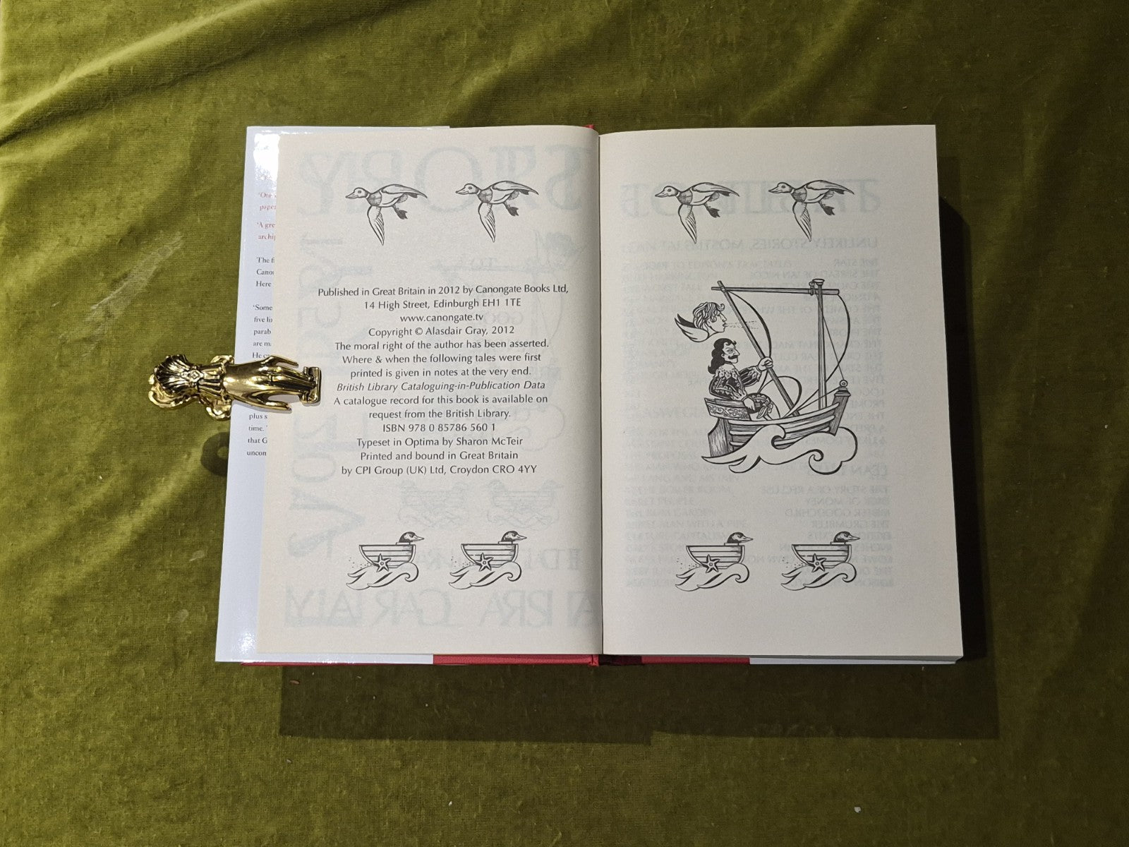 Every Short Story by Alasdair Gray 1951-2012 , Canongate 2012 1st HB DJ5
