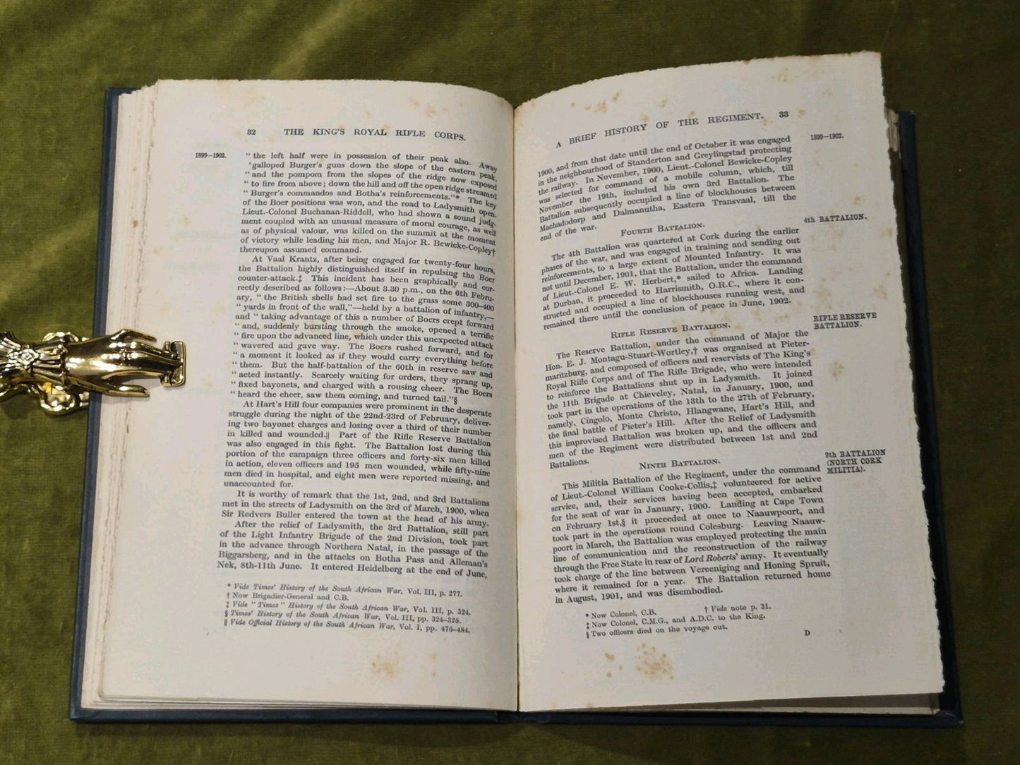 A Brief History of the King's Royal Rifle Corps 1755 to 1915 Second Edition4