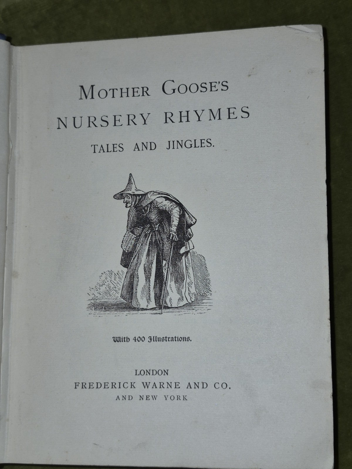 Mother Goose's Nursery Rhymes, Tales, and Jingles. Frederick Warne 1905 London6