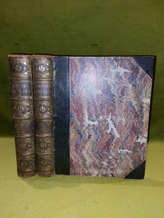 Caledonia Illustrated William Beattie Complete 2 volumes 1838 Beatties Scotland0